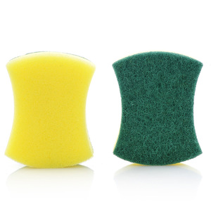 Cleaning Sponge Double Sided Dishwashing Pad Rectangle Scrub For Pots And Pans - Product Image 5