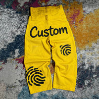 Pantalon de travail ample pour homme en coton, motif spirale personnalisé, poches utilitaires surdimensionnées, style streetwear Y2K, fournisseur