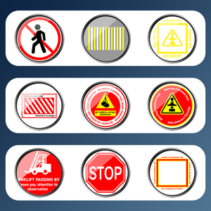 Panneau d'avertissement de sécurité professionnel LED Gobo Projection Light IP65 pour entrepôt de sécurité '<span class=keywords><strong>Stop</strong></span> Forklift' Signe de trottoir - Product Image 4