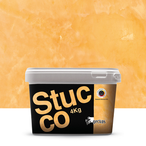 Venta caliente Pintura de pared de alto rendimiento Recubrimiento acrílico Naranja Amarillo Deco Estuco N. 6 Pinturas caseras - Product Image 3