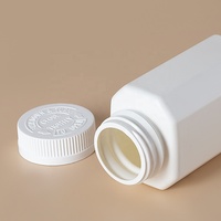 Bouteille de médicaments en plastique PE de 250 cc pour la sécurité des enfants CRC, conteneur vide pour pilules, vitamines, capsules, produits de santé, compléments alimentaires