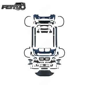 Kit carrosserie FeiTuo pour BMW X4 G02 2022+ Mise à niveau vers le style X4M Pièces automobiles M40dX M40iX Pare-chocs de voiture Jupes latérales Passage de roue - Product Image 1