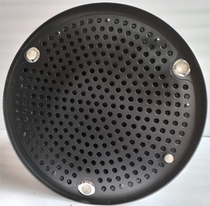 شفاط مطبخ جزيرة دائري باللون الأسود للمطابخ المفتوحة، شفاط معلق بالسقف بتصميم مدخنة علوية عمودية صامتة لشفط الأبخرة، أدوات طهي - Product Image 5