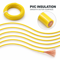 Fil électrique souple en cuivre BVR 450/750V, câble monoconducteur isolé PVC pour câblage de panneaux et de bâtiments
