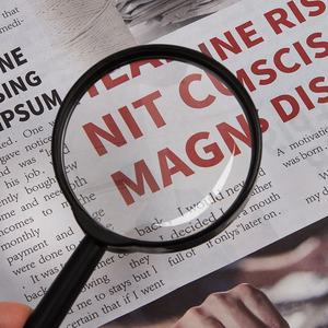 مكبر لعبة ملون يحمل يدويًا تروجيًا محمول صغير بالزجاج المكبر للأطفال - Product Image 5