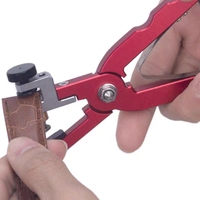 Outil de poinçonnage d'œillets manuel de bonne qualité, vente en gros, outil à main pour montre, bracelet, pince de poinçonnage, réparation de montre