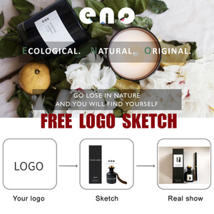 ENO bas quantité minimale de commande boîte-cadeau en céramique givrée personnalisée en gros de marque privée pour les cadeaux de mariage bougies aromatiques en gros - Product Image 5