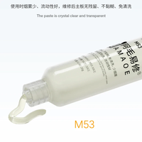 Amaoe M53 Solder bersih 10CC, minyak pasta fluks untuk perbaikan Motherboard CPU ponsel untuk pengelasan Solder Reballing ponsel