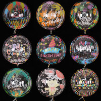 Globos Bobo Transparentes Impresos de 20 Pulgadas al por Mayor, Globos de Burbuja Transparentes para Regalos, Decoraciones para Fiestas de Cumpleaños