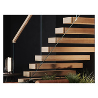 Escalier flottant cantilever sur mesure en structure acier pour maison moderne
