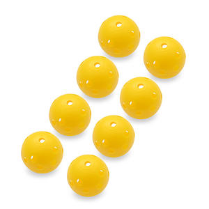 Balle d'entraînement de golf Se-74, 42,6 mm, 26 trous, en plastique creux, pour entraînement en salle, verte - Product Image 2