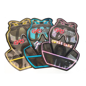 Bolsas de Mylar con Cierre Hermético a Prueba de Olores para 3.5g, Bolsas Personalizadas con Forma de Barra de Chocolate con Forma de Hongo, Venta al Por Mayor - Product Image 3