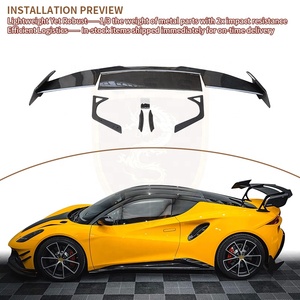 Recién llegado, ala trasera de estilo Mono de fibra de carbono seca para alerón Lotus Emira, piezas de modificación de coche de ala trasera alta - Product Image 4