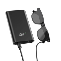 Gafas inteligentes GPT AI con cámara 1080P, matriz de 4 micrófonos y estabilización de hardware