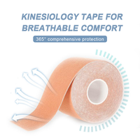 Cinta de Kinesiología Deportiva de Algodón Impermeable, Certificaciones Completas, Tamaño Personalizado por el Fabricante, 5 cm de Ancho, 5 m de Largo, para Muñeca