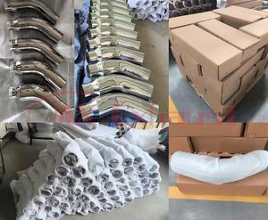 Precio al por mayor: Tubo de <span class=keywords><strong>escape</strong></span> cromado aprobado para el mercado estadounidense, codo de <span class=keywords><strong>escape</strong></span> de 4 y 5 pulgadas, puntas de <span class=keywords><strong>escape</strong></span> 47 y 58 - Product Image 6