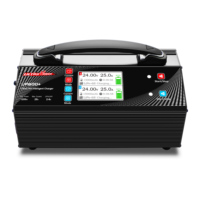 2026 Penjualan Terlaris Charger Original Pabrik Ultra Power UP600+ 600W*2 25A 2 Kanal LiPo LiHv 4.45V 2-6S Charger UAV untuk Penyemprotan