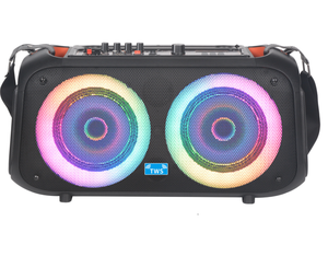NDR-Q68 double 6.5 pouces extérieur sans fil bleu dent haut-parleur Portable Home cinéma karaoké multi-fonction Subwoofer haut-parleur - Product Image 2