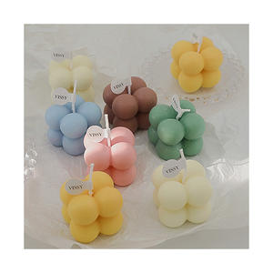 Mini bougie à bulles personnalisée, parfum cubique pour cadeau <span class=keywords><strong>de</strong></span> décoration - Product Image 2