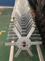 Ventilateur de plafond industriel HVLS 24FT avec PMSM peut fournir un grand volume d'air et une transmission de puissance très efficace