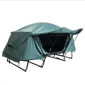 1 Person Folding Off The Ground Camping Sleeping Bed Tent Cot Camping Cot Bed Tent CZ-336 Camping tent build on cot or use alone