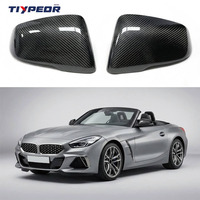 TIYPEOR Cover Spion Full Set Serat Karbon Pemasangan Mudah Pengganti Casing untuk BMW Z4 G29 1 Ser F40 2 Ser F44 F46 X1 F48 2019+