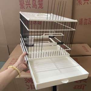 Cage à lapin et hamster en promotion, maison pour animaux facile à nettoyer avec tiroir et roulettes universelles - Product Image 3