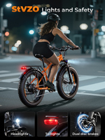 Vélo électrique tout-terrain à pneus larges de 26 pouces, puissance maximale de 1000 W, 48 V, 15 Ah, autonomie de 70 km, poignée d'accélération, Shimano 7 vitesses, IP65, entrepôt UE, livraison en 3 à 7 jours