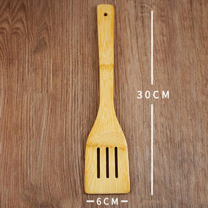 تخفيضات كبيرة على وئام بسعر الجملة 7 ملعقة طهي طبيعية متينة من الخيزران ملعقة - Product Image 6