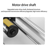 TYTXRV Marche électrique avec lumière LED Alliage d'aluminium Échelle simple pliante Charge 200KG pour RV Voyage Remorque Entrée Porte
