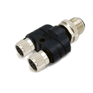 Ventas al por mayor Conector de sensor 3 4 5 8 pines macho hembra Enchufe de conversión en forma de <span class=keywords><strong>Y</strong></span> conector M12 4 pines a prueba de agua - Product Image 2