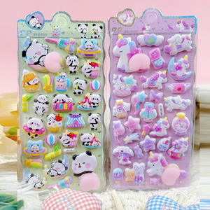 In Offerta Adesivi 3D per Bambini con Nastro Biadesivo, Simpatici Adesivi Morbidi a Forma di Coniglio e Unicorno per <span class=keywords><strong>Asilo</strong></span> - Product Image 2