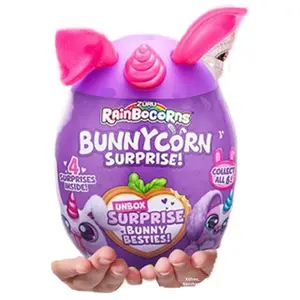 Yunbo Licorne Surprise Oeuf Magique Si Mignon Ours Famille En Peluche Jouet avec PP Coton Remplissage Soulagement Du Stress Conception Brodée-Boîte Aveugle - Product Image 5