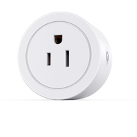 Stop Kontak Pintar WiFi Mini Bulat 10A Satu Lubang, Kontrol Suara, Pengatur Waktu, Smart Plug untuk Rumah dan Apartemen di Inggris
