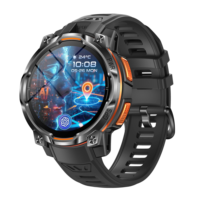 KC108 Reloj Inteligente con Pantalla TFT de 1.46 Pulgadas, GPS, Seguimiento de Actividad Física, Monitoreo de Frecuencia Cardíaca, Compatible con Mapas Fuera de Línea y Respuesta a WhatsApp