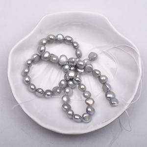 Perles d'eau douce naturelles baroques de 40 cm 5 mm, collier DIY, perles semi-finies à deux faces, légères, pour la création de bijoux - Product Image 4