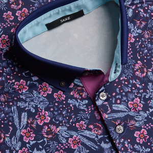 Chemise de golf pour homme à col imprimé par sublimation personnalisée, polyester performant, évacuation de l'humidité, séchage rapide, <span class=keywords><strong>manches</strong></span> <span class=keywords><strong>courtes</strong></span> - Product Image 3