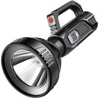 Lampe de poche LED multifonctionnelle rechargeable par USB, lampe de poche de secours extérieure à forte luminosité, longue portée, lampe torche portative