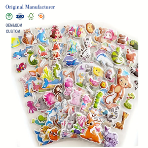 Adesivi Mini Puffy Carini per Bambini e Ragazze, Piccoli Adesivi 3D con Animali Cartoon: Gatto, Coniglio, Cane, Cucciolo, Gattino, <span class=keywords><strong>Coniglietto</strong></span>, Cibo - Product Image 1