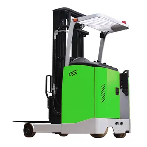 Factory 2.5ton Stand-on Electric Forklift Reach Truck with 2 Stage 3m Mast