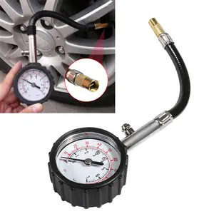 Bandenspanning 0-100psi Lange Buismeter Hoge Precisie Band Lucht Tester Voor Auto Motorfiets Monitoring Systeem