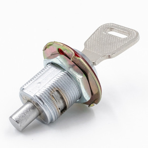 Zinc Alloy <b>Push</b> <b>Button</b> <b>Lock</b> Cylindrical Telescopic Spring <b>Lock</b> Cabinet <b>Door</b> Mortise <b>Lock</b> Industrial Design Durable - Product Image 5