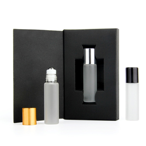 SUMEEAR botol rol es bentuk datar <span class=keywords><strong>5ml</strong></span> kotak hadiah botol <span class=keywords><strong>Roll</strong></span>-<span class=keywords><strong>on</strong></span> parfum kaca es dapat diisi ulang untuk pengujian sampel aroma - Product Image 6