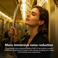 MINISO MS115 AI Translation TWS Earphone Headset HiFi Wireless Headphone Mic Noise Reduction Earbuds Game Headset