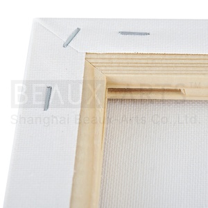 9x12 pouces 4Oz coton économique <span class=keywords><strong>matériel</strong></span> d'art toile étirée avec 0.67x1.18 pouces bois d'épicéa pour l'art mural avec Texture moyenne - Product Image 6