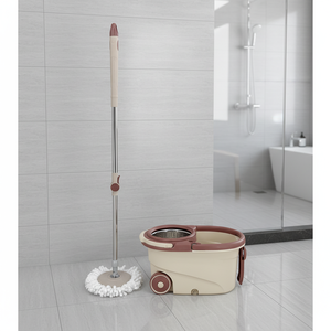 Ensemble <span class=keywords><strong>seau</strong></span> et essoreuse pour serpillière, panier rectangulaire en plastique <span class=keywords><strong>rotatif</strong></span> à 360°, têtes de serpillière en acier inoxydable, roues auto-essoreuses pour le nettoyage des sols - Product Image 1