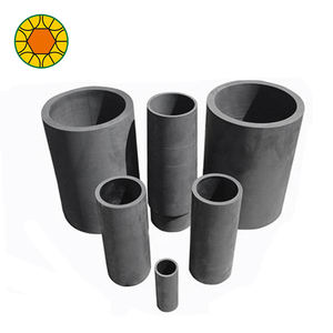 Großer 5kg 6kg 10kg 50kg Graphit-Kohlenstoffs chmelz tiegel für feuerfestes Kohlenstoffs chmelzen mit SIC-und Ton zusammensetzung - Product Image 1