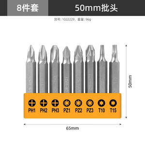 Jeu de tournevis multi-embouts Profix 25 mm en acier Cr V chromé pour réparation et démontage à domicile - Product Image 5