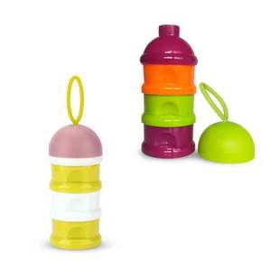 Caja <span class=keywords><strong>de</strong></span> aperitivos multicapa <span class=keywords><strong>de</strong></span> PP <span class=keywords><strong>de</strong></span> grado alimenticio portátil, patrón impreso <span class=keywords><strong>de</strong></span> almacenamiento <span class=keywords><strong>de</strong></span> leche en polvo conveniente favorito para 0-12 <span class=keywords><strong>meses</strong></span> - Product Image 2
