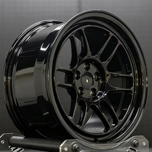 Jantes forgées monobloc concaves profondes noires brillantes de 15 à 24 pouces 5x130/114.3 pour Lotus Bletre Emira Renault <span class=keywords><strong>Megane</strong></span> <span class=keywords><strong>E</strong></span>-<span class=keywords><strong>Tech</strong></span> Kadjar - Product Image 4